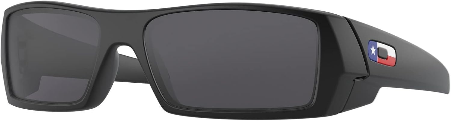 Oakley OO9014 Sunglasses Bundle: OO 9014 GASCAN 901440 Matte Black and Eyewear Cleaning Kit