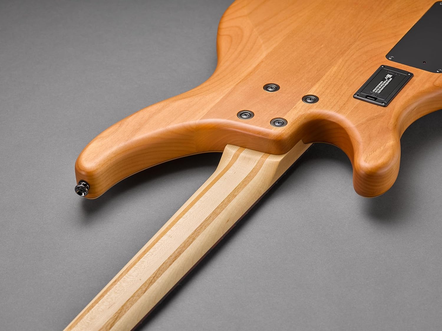 Yamaha TRBX604 4-String Flamed Maple Bass Guitar, Indigo Blue