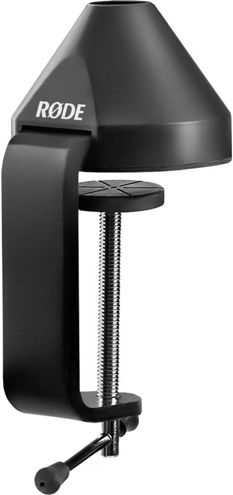 Rode Procaster Cardioid Dynamic Broadcast Microphone with Rode PSA1+ Microphone Boom Arm, PSM1 Shockmount and XLR Cable