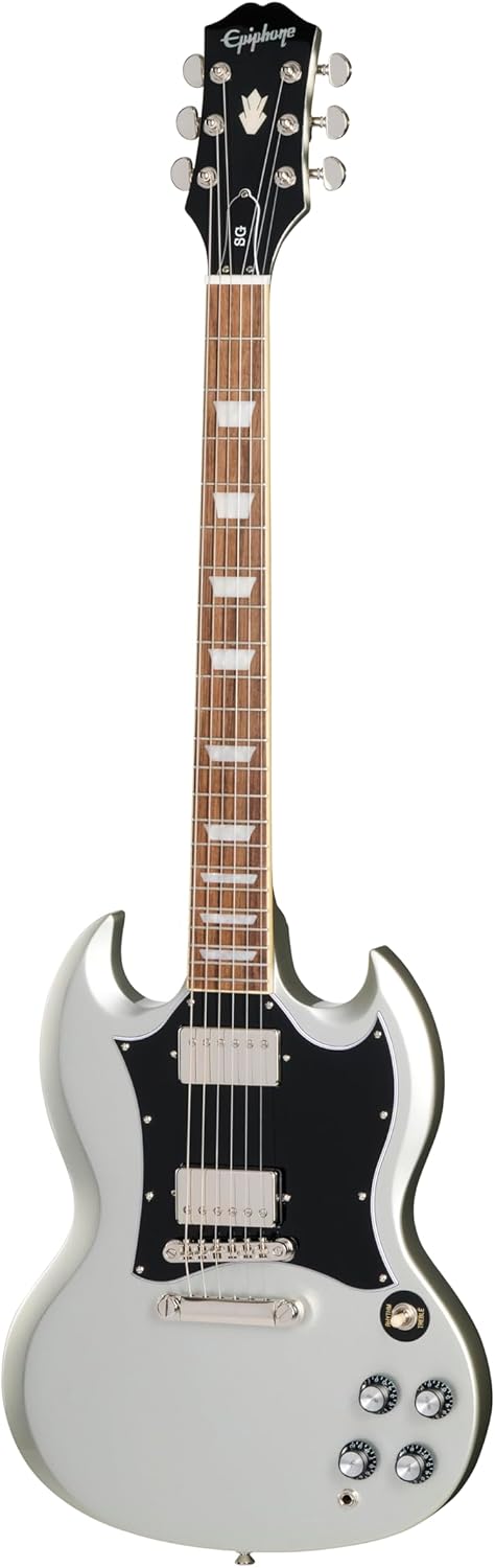 Epiphone Inspired by Gibson SG Standard, Silver Mist with Bag