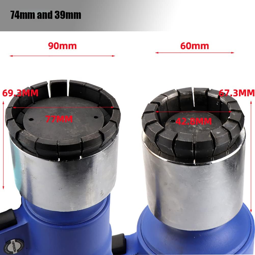 Pneumatic Oil Drum Cap Seal Crimping Machine 200L /53 Gallon Oil Barrel Cap Crimper Sealer Iron Barrel Sealing Sealing Pliers Portable Capping Machine for 74mm Cap 39mm