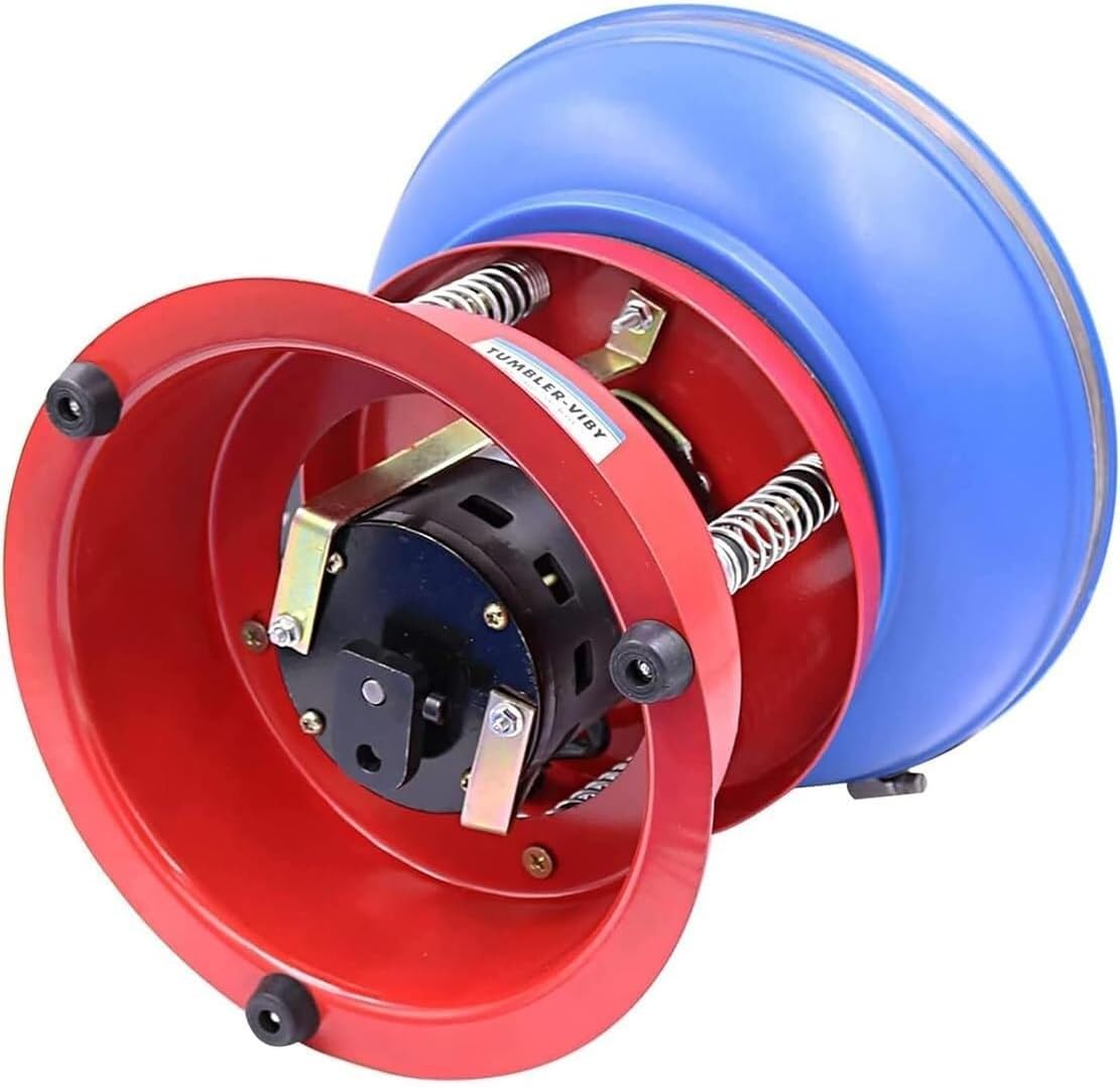 Vibrating Polishing Drum, Sleeve Polisher Jewellery Polishing Machine and Finisher Machine For Metal Parts Gemstones Jade Car Accessories Jewellery