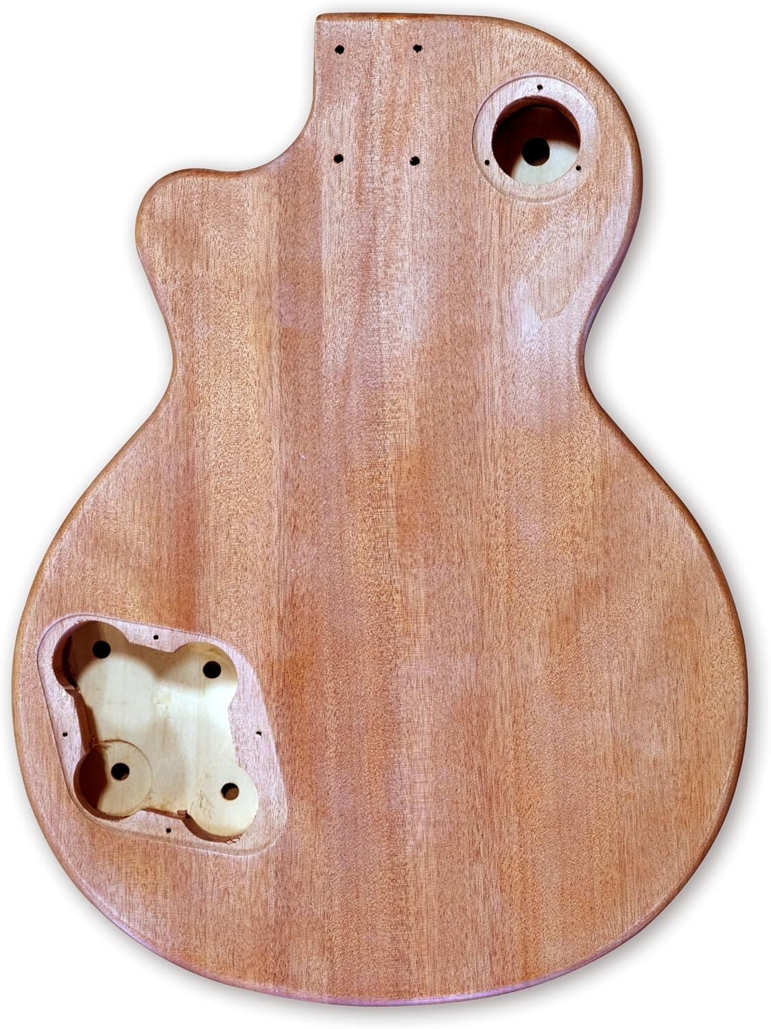 BexGears DIY Electric Guitar Kits Okoume wood Body curved top with mahogany veneer cover maple neck & composite ebony fingerboard