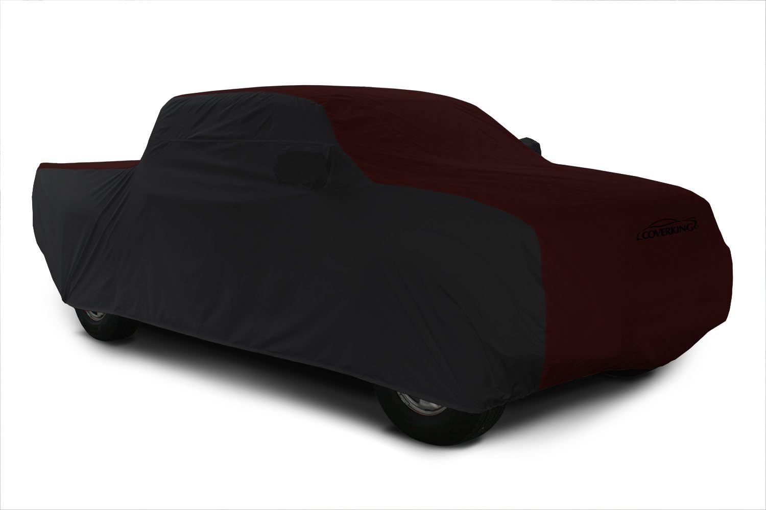 Coverking Custom Car Cover for Select Toyota Tacoma Models - Stormproof (2-Tone Wine with Black Sides)