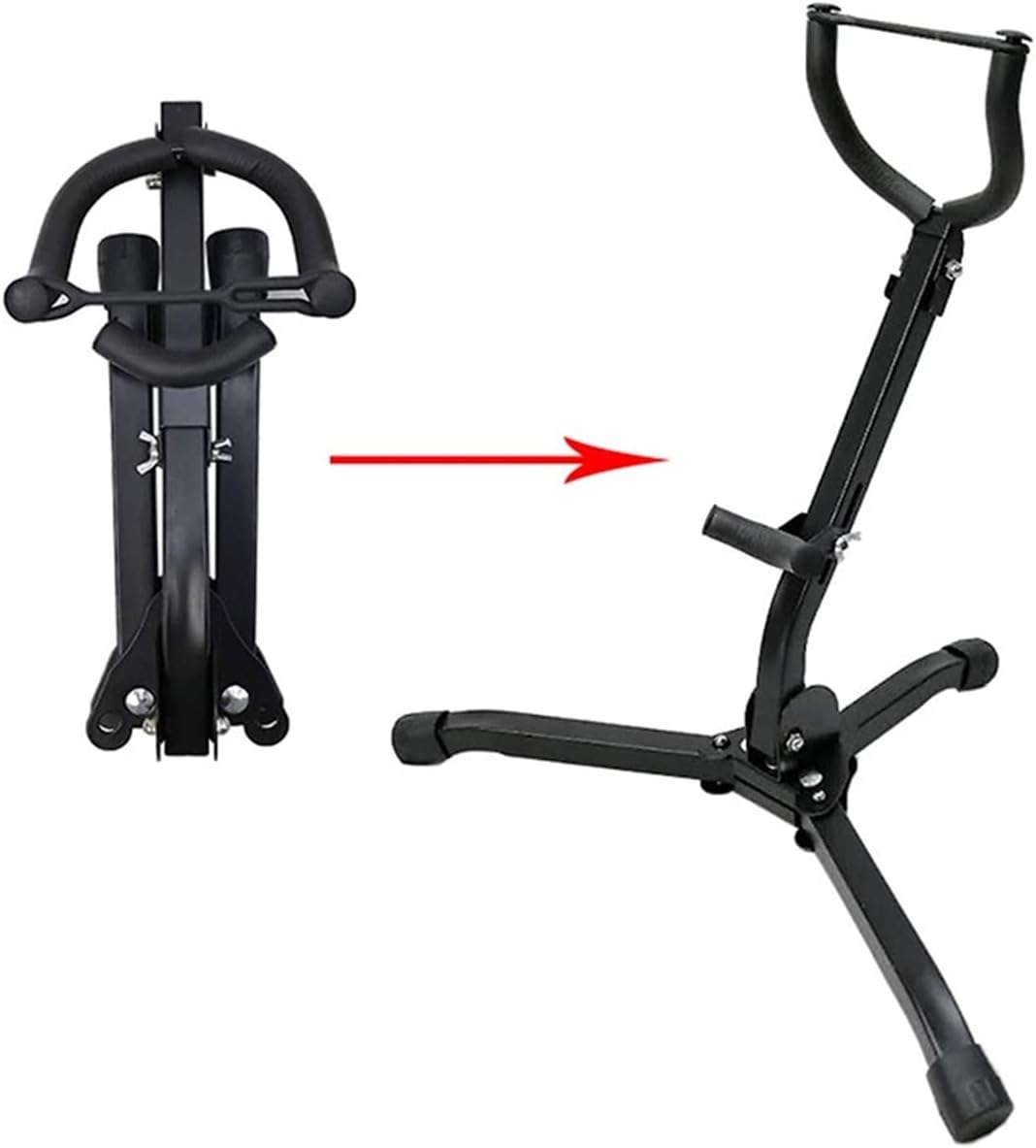 Sax Replacemen Set Foldable Portable Alto Tenor Saxophone Stand Sax Tripod Holder Saxophone Accessories Saxophone Accessories