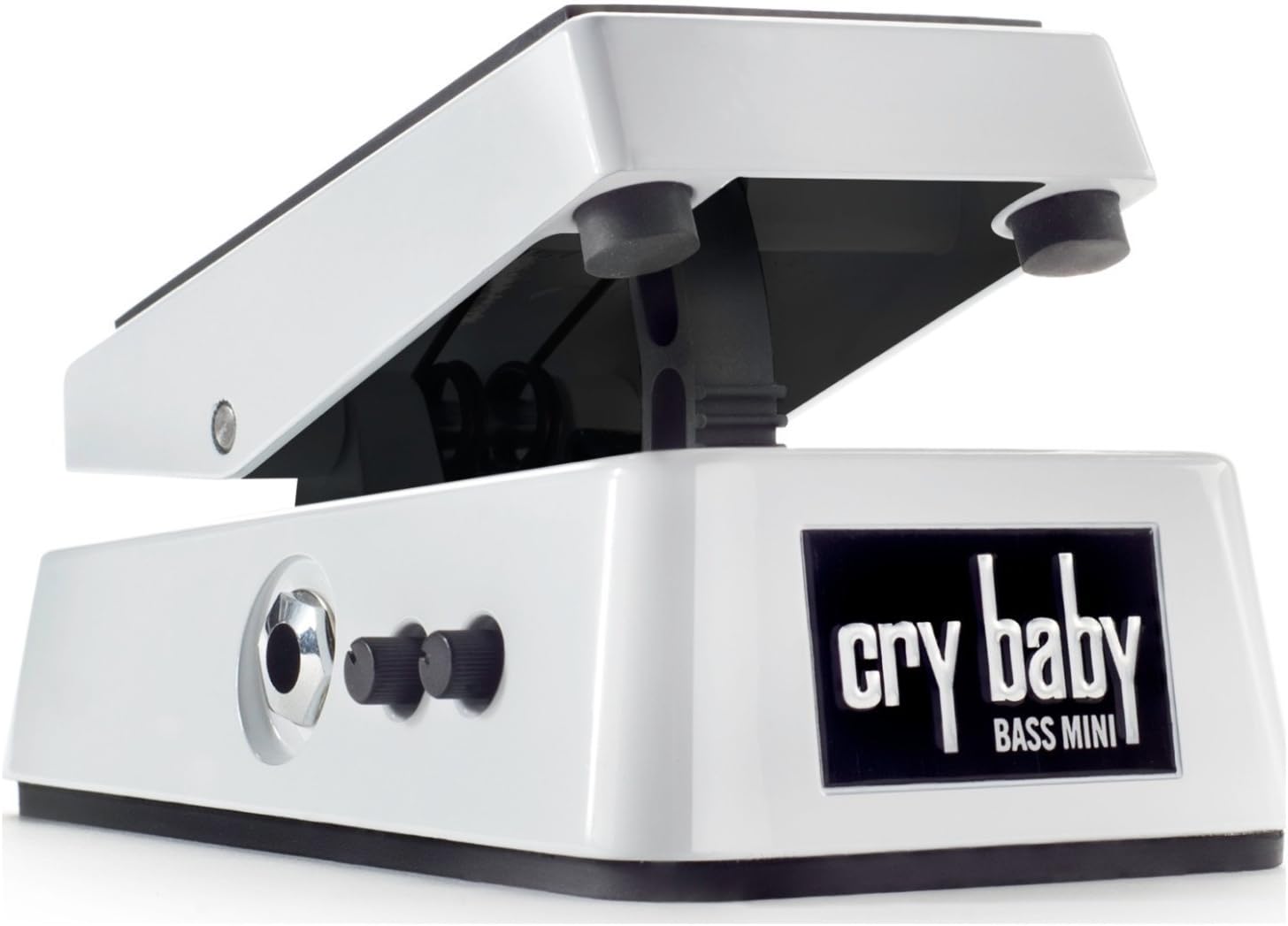 Dunlop CBM105Q Cry Baby Mini Bass Wah Pedal Bundle with 2 MXR Patch Cables and Dunlop Nickel Wound Bass Strings (Medium .045–.105)