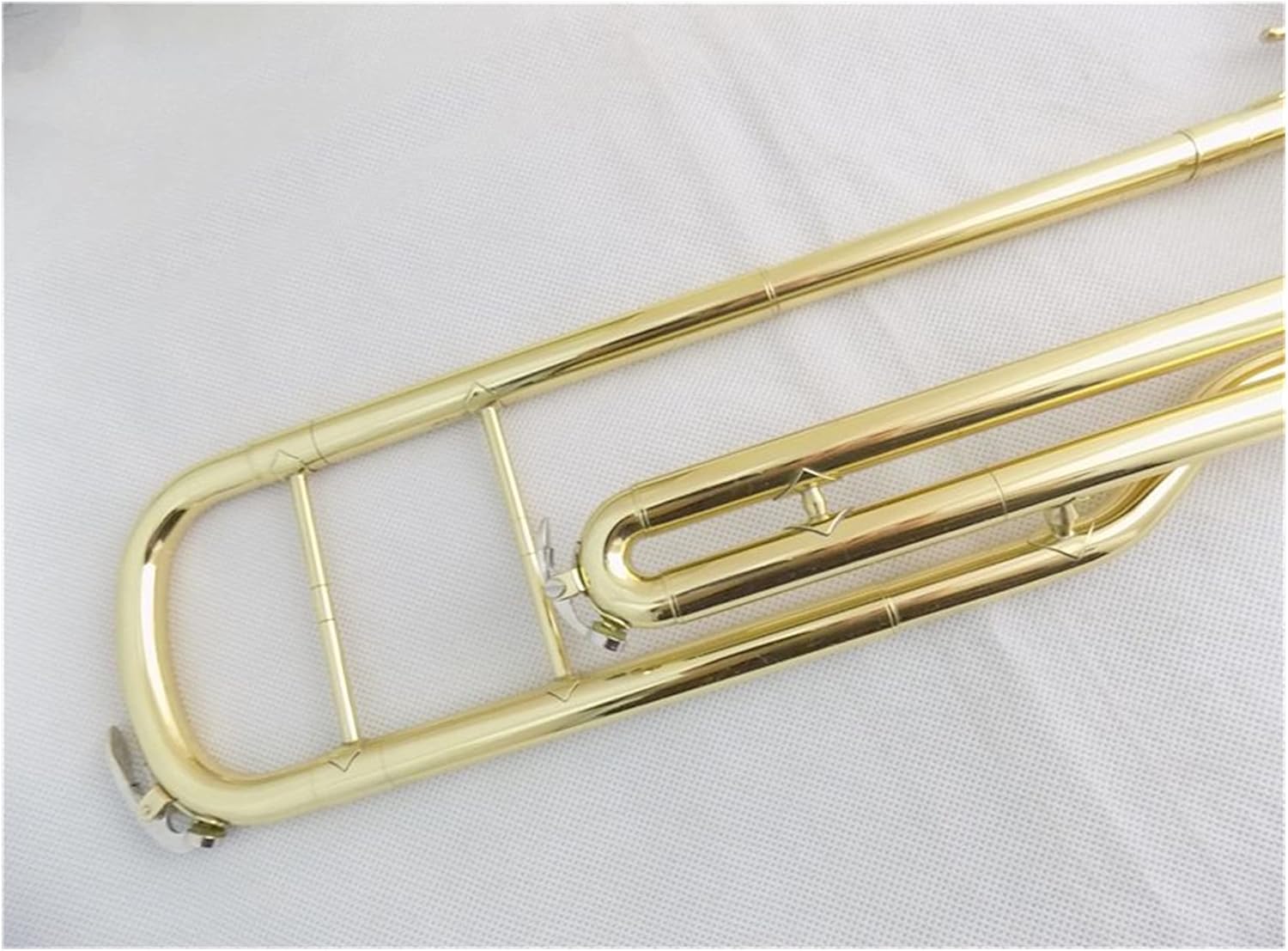 Student Trombone C Key Piston Trombone with Case Mouthpiece Yellow Brass Trombon Lacquer Musical Instruments Trombone Kit
