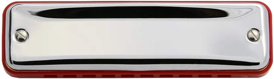 Harmonica Folk Harp Diatonic Harmonica 10 Holes Blues Mouth Organ ABS Comb Key C Brass Professional Musical Instruments (Color : Key of Ab)