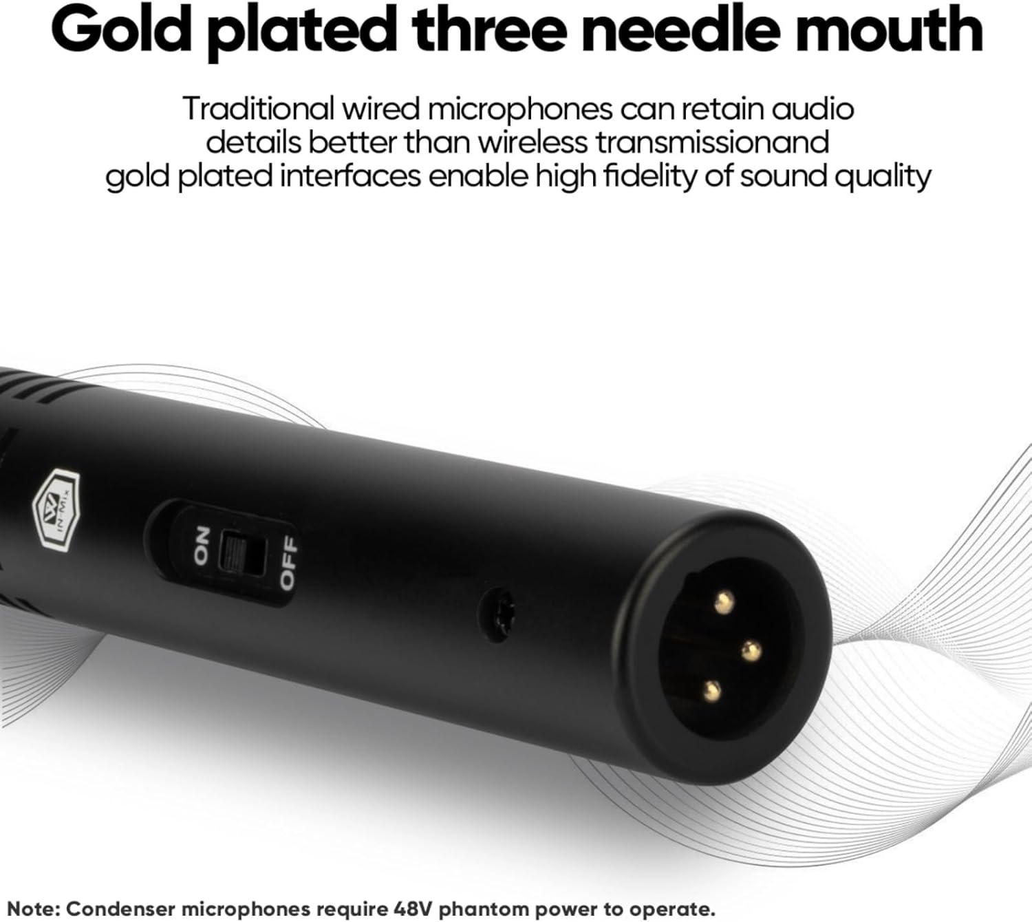 W IN-MIX 7 Piece Wired Dynamic Drum Mic Kit (Whole Metal)- Kick Bass, Tom/Snare & Cymbals Microphone Use for Drums, Vocal, Other Instrument Complete with Thread Clip, Mics Holder