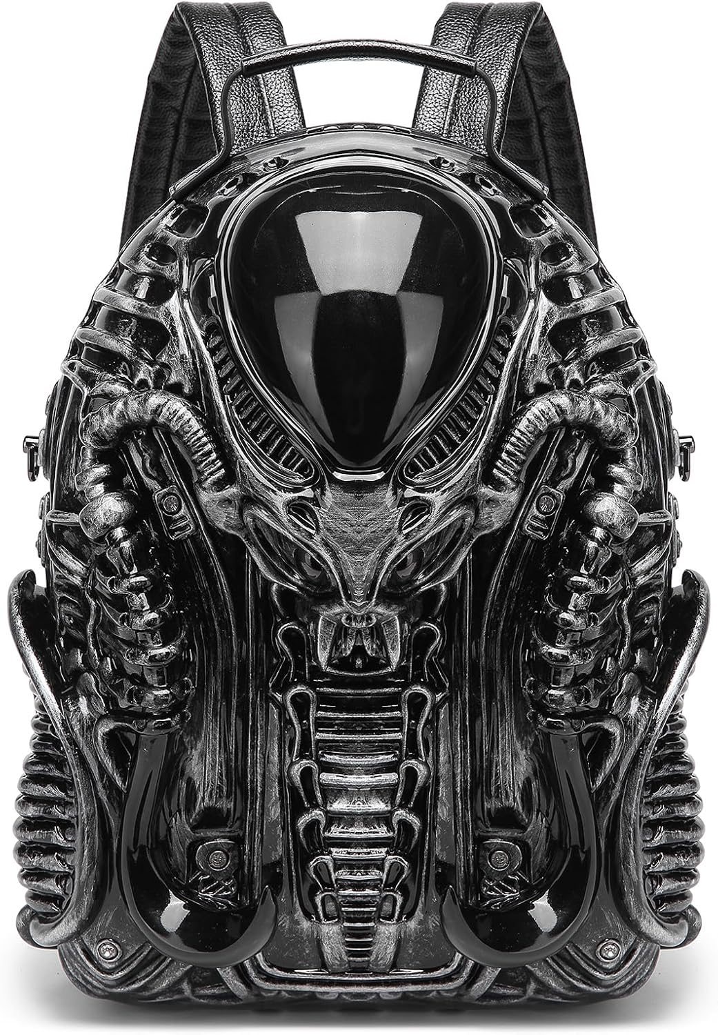 Men and Women PVC 3D Xenomorph Shaped Purse Alien Backpack