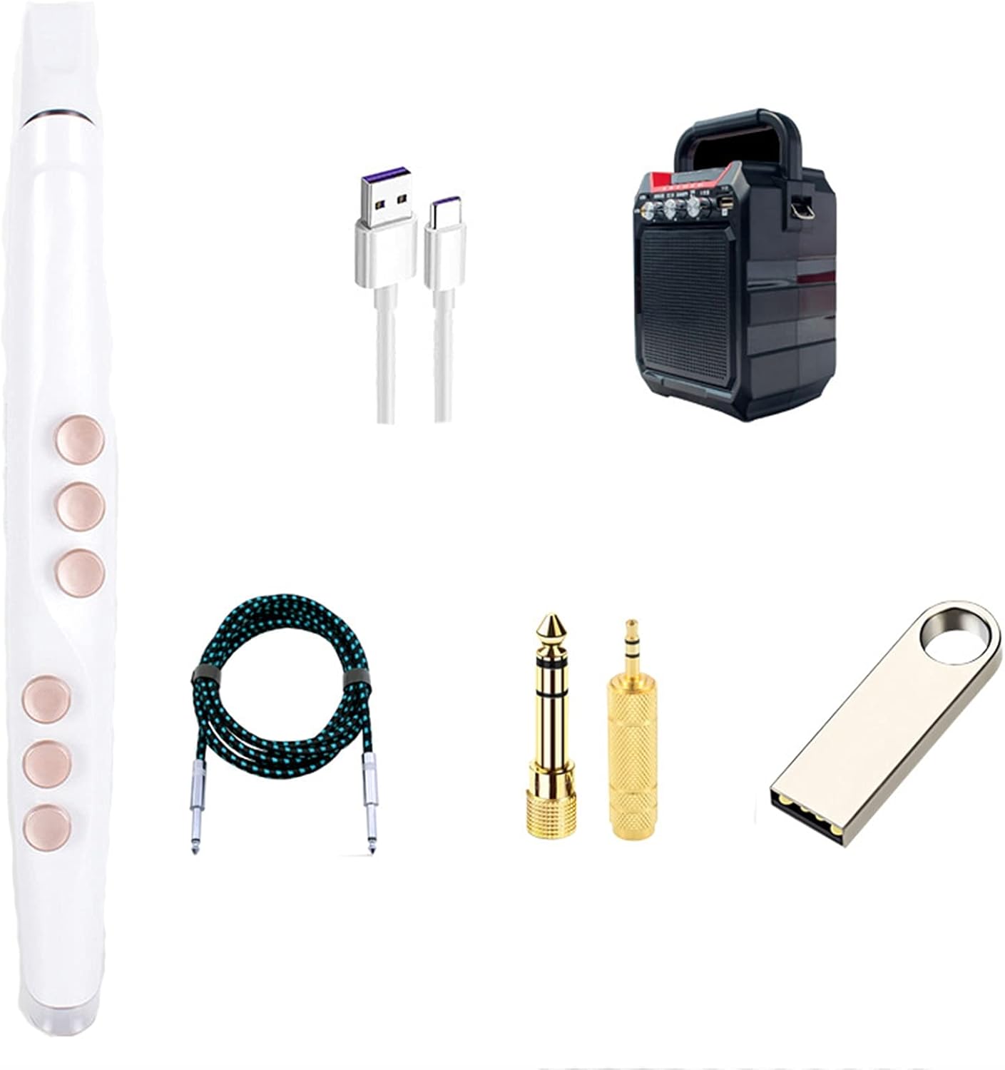 Sax Beginners Kit Electronic Wind Instruments Electric Saxophone Instruments New Electronic Blowpipes Suitable for Beginners,Digital Tubes Wind Instrument (Color : 1)