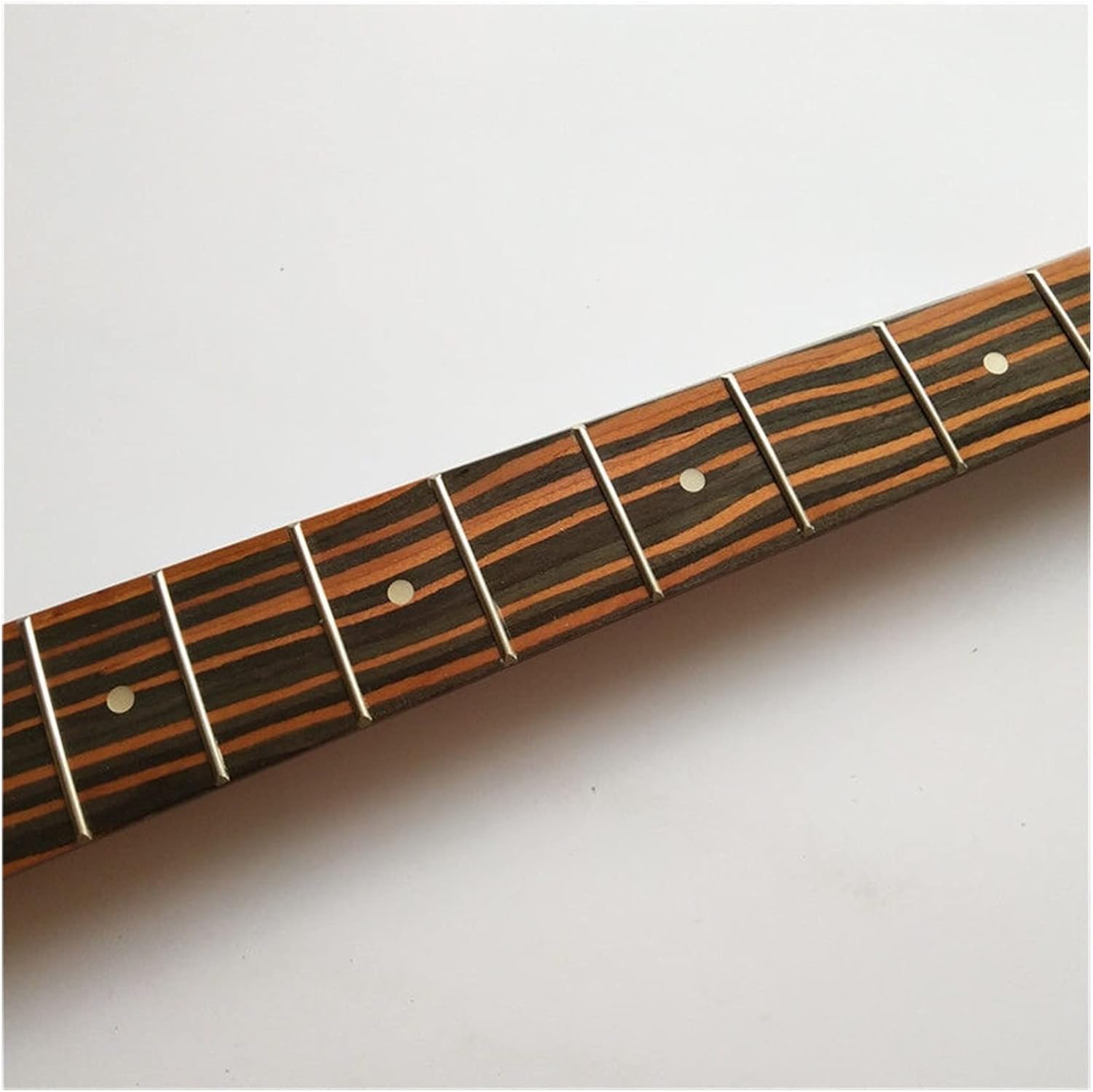 TSTS Zebra Wood Electric Bass Guitar Neck Replacement 4 String 20 Fret Guitar ​Neck Replacement