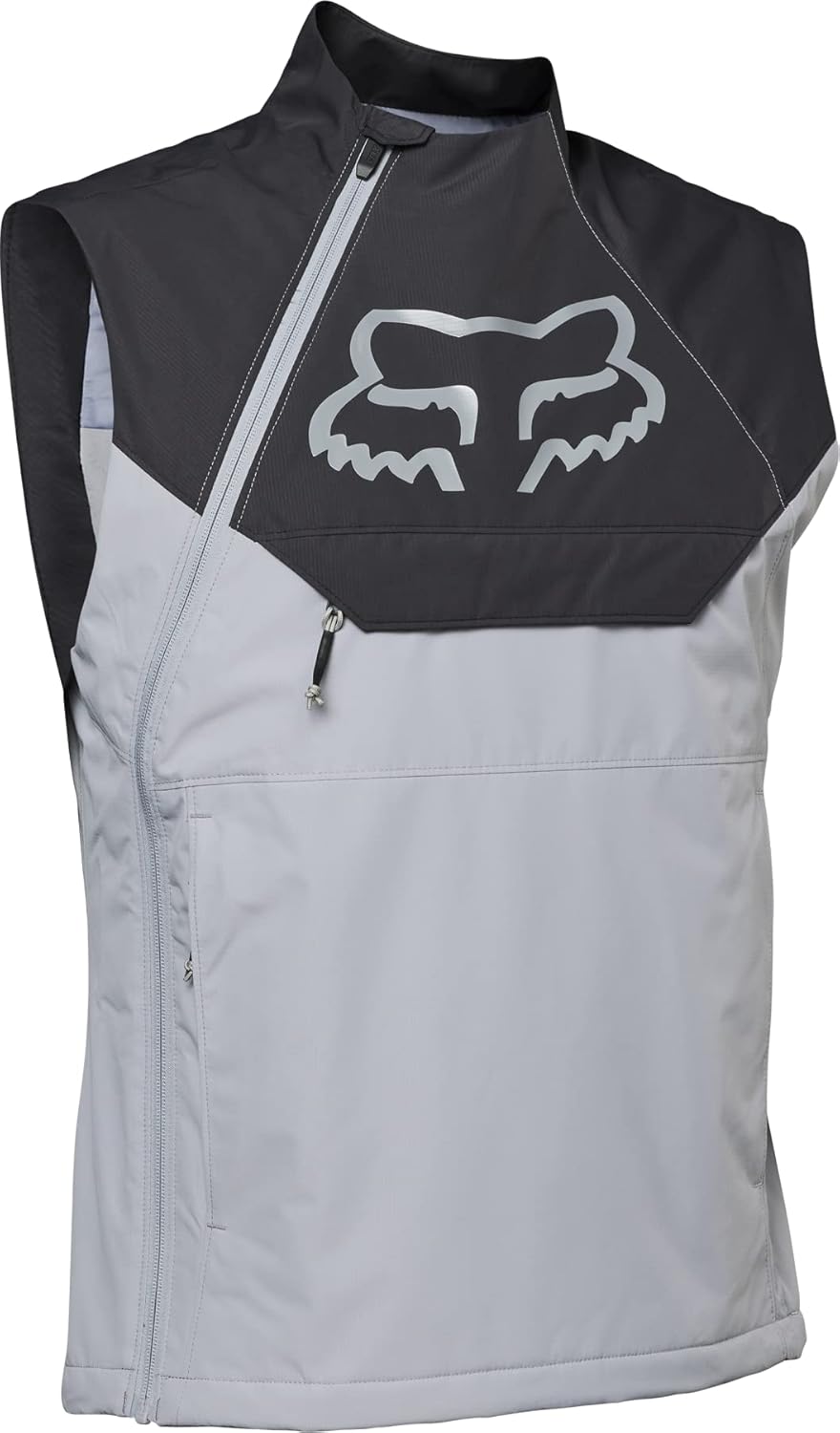 Fox Racing Men's Standard Ranger Off Road Wind Vest, Steel Grey, XX-Large