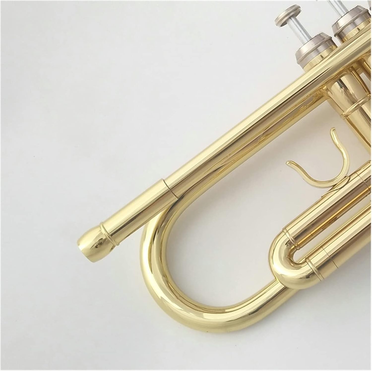 Electrophoresis Gold Standard Trumpet B-Flat Brass Instrument for Beginners to Play Trumpet Instrument Wind Instrument Professional Trumpet