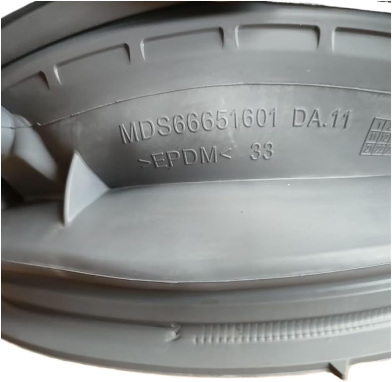 Washing Machine Rubber Seal Waterproof Rubber Ring, Compatible For LG MDS66651601 MDS666516,drum Washing Machine Door Seal Ring(MDS66651601)