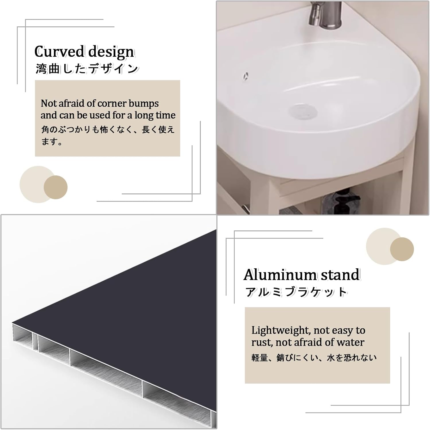 Small Wall Mount Corner Sink Wall Mount Corner Sink Floating Bathroom Sink Wall Mounted Freestanding Practical Bathroom Sink Ceramic Vessel Sink for Outdoor Indoor Restaurant Bathroom