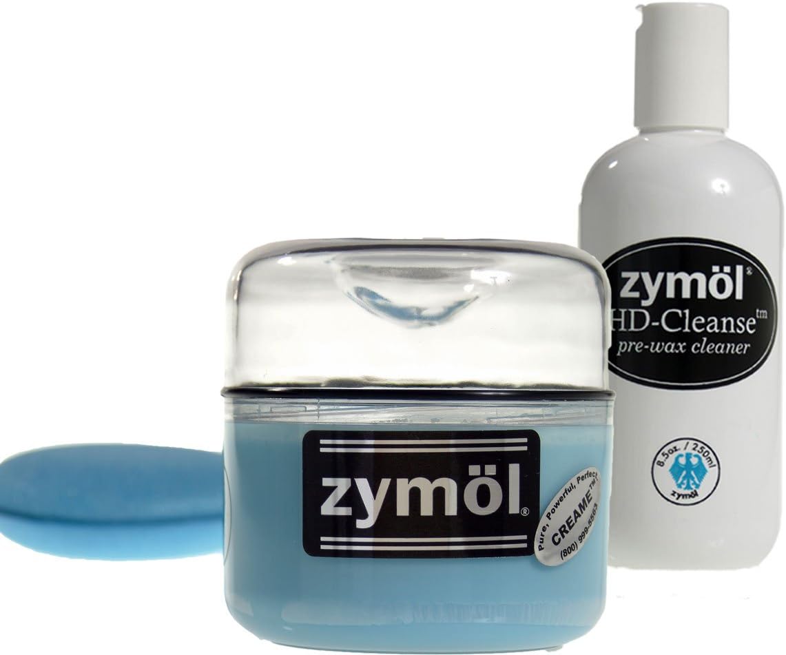 Zymol HD Cleanse Pre-Wax Cleaner & Creame Wax Combo Kit