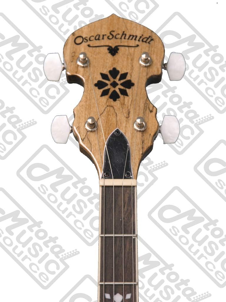 Oscar Schmidt OB5SP 5-String Banjo,Spalted Maple Resonator, W/Bag, OB5SP BAG