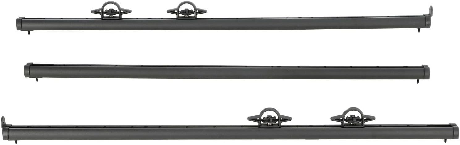 Mopar 82215956 Utility Rails Trail Rail System, same as production. Max recommended load is 250 lbs per rails. Use with Utility Cross Rails 82215631
