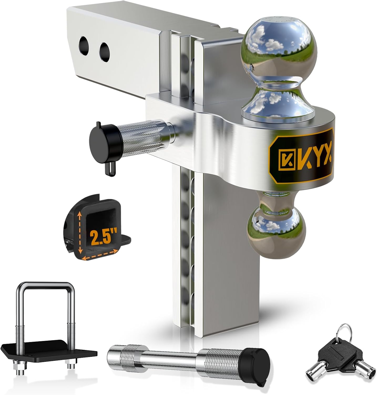 KYX Adjustable Trailer Hitch - 8