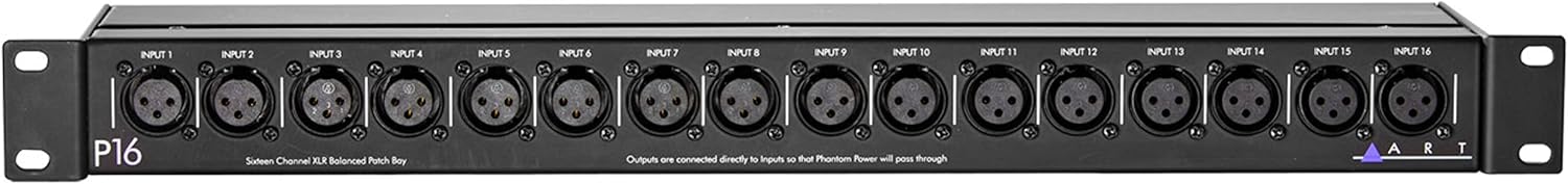 ART P16 XLR Balanced Patchbay