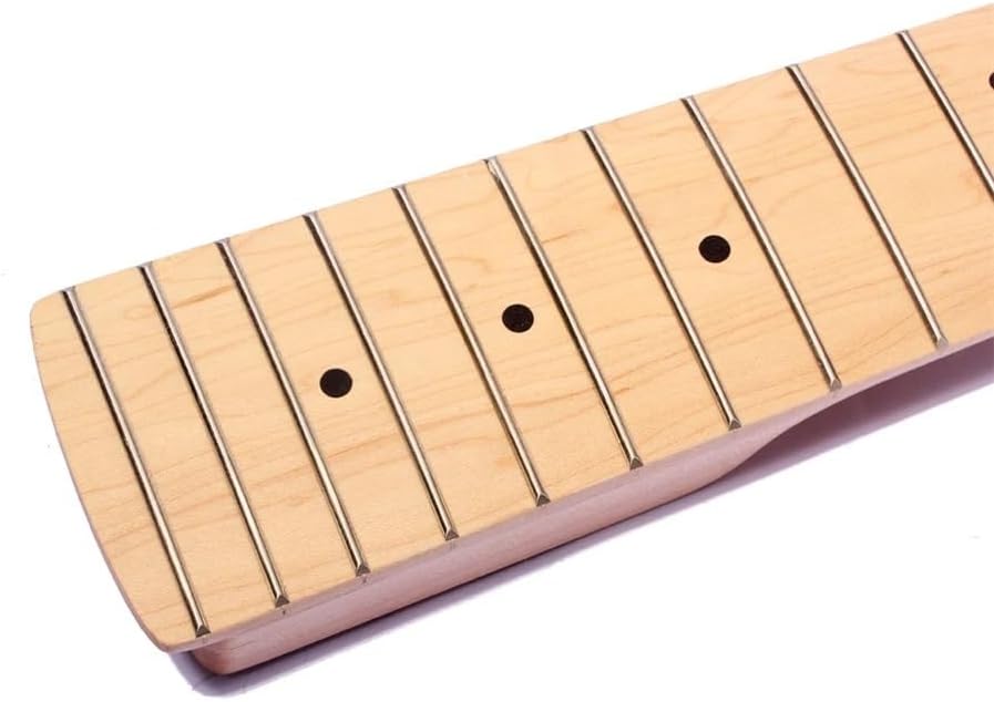 5 String Electric Bass Guitar Neck Maple Fingerboard 21 Frets Matte Satin 45mm Nut Width DIY Replacement Part
