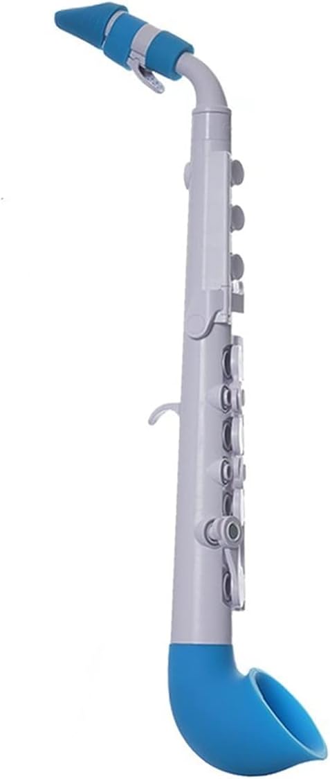 British Ultra Lightweight Saxophone White and Blue Waterproof Plastic Children's Beginner Enlightenment Instrument Student Saxophone