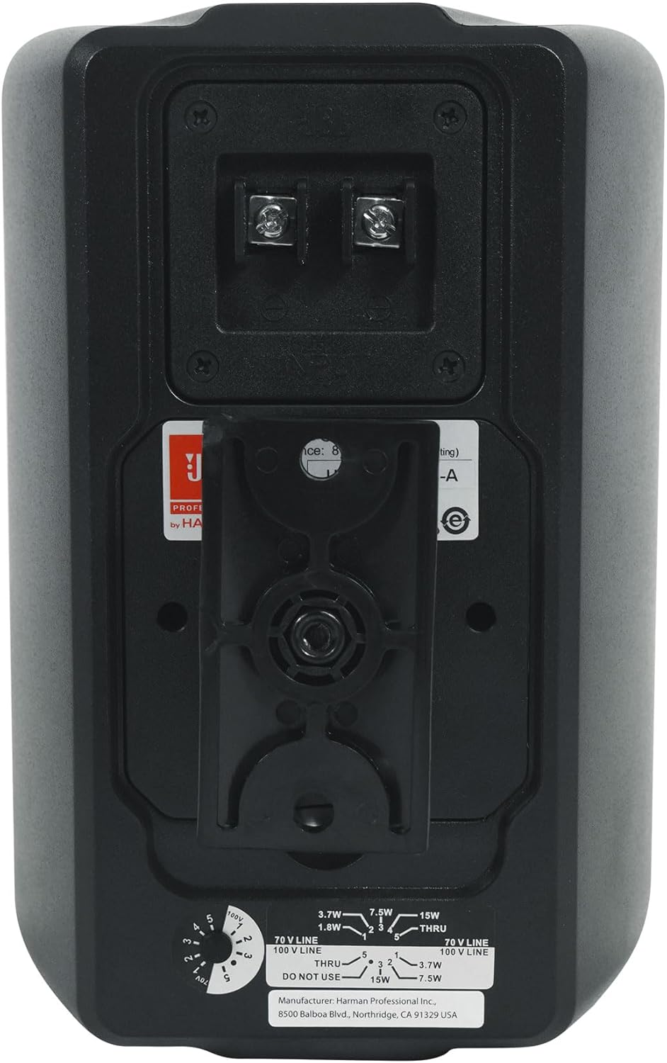 JBL Professional Control 23-1 Ultra-Compact Indoor/Outdoor Background/Foreground Speaker, Black, Sold as Pair