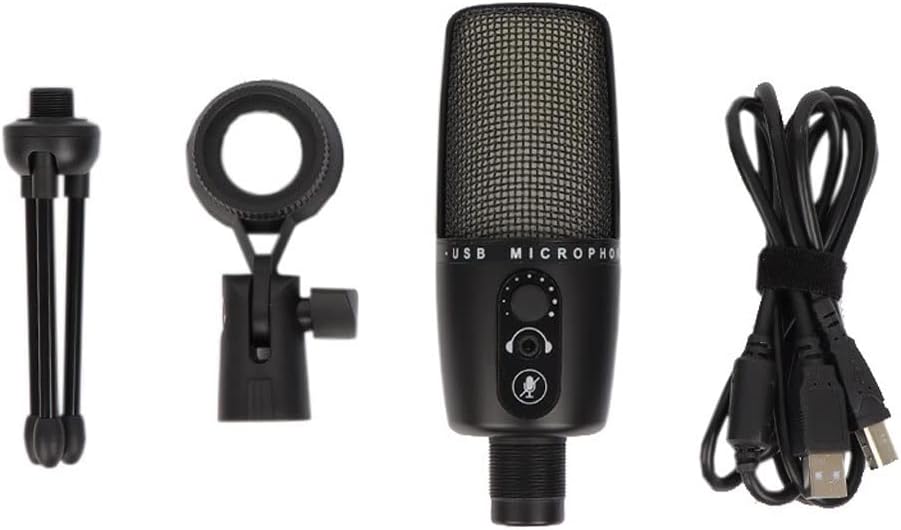 USB Condenser Gaming Microphone, Plug & Play, Precise Supercardioid Pickup Pattern, Professional Recording Quality