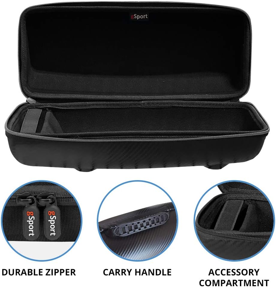 JBL Xtreme 4 Bluetooth Speaker Bundle with Shoulder Strap and gSport Case (Blue)