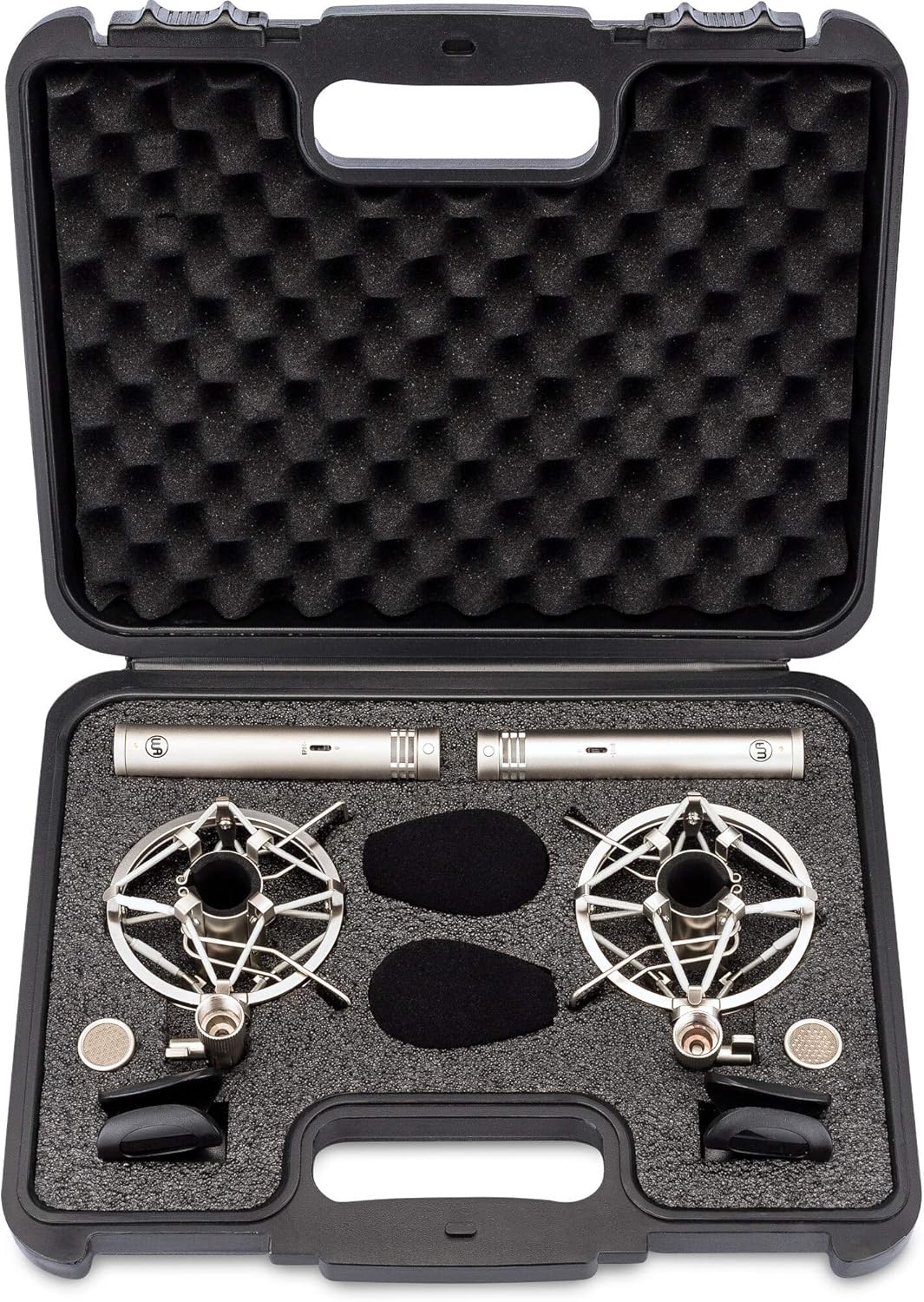 Warm Audio WA-84 Premium Stereo Package - Multi-pattern Small-diaphragm Condenser Microphone - Nickel (WA84NiMP-STd1)