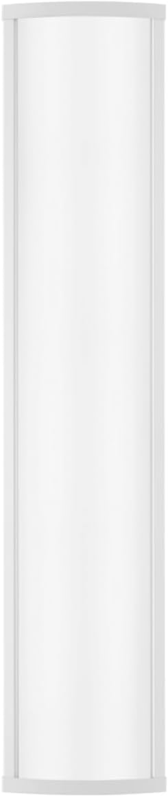 Lithonia Lighting 4 Foot LED Light Fixture, Low-Profile LED Wraparound Ceiling Light, Flush Mount, 4000/5000/6000 Adjustable Lumens, 4000K Cool White Light, MVOLT, 10 Inches Wide, White