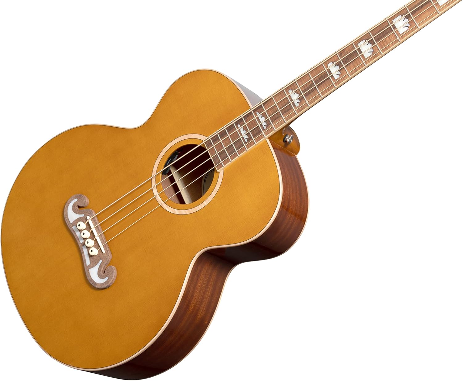 Epiphone El Capitan J200 Studio Bass Acoustic Electric, Aged Natural