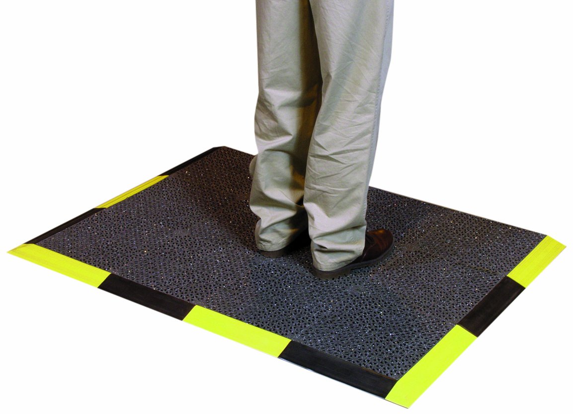 Checkers Industrial Safety Products CHPCS25-G Tile Matting Personal Comfort Stations, 2' x 5' (Pack of 24)