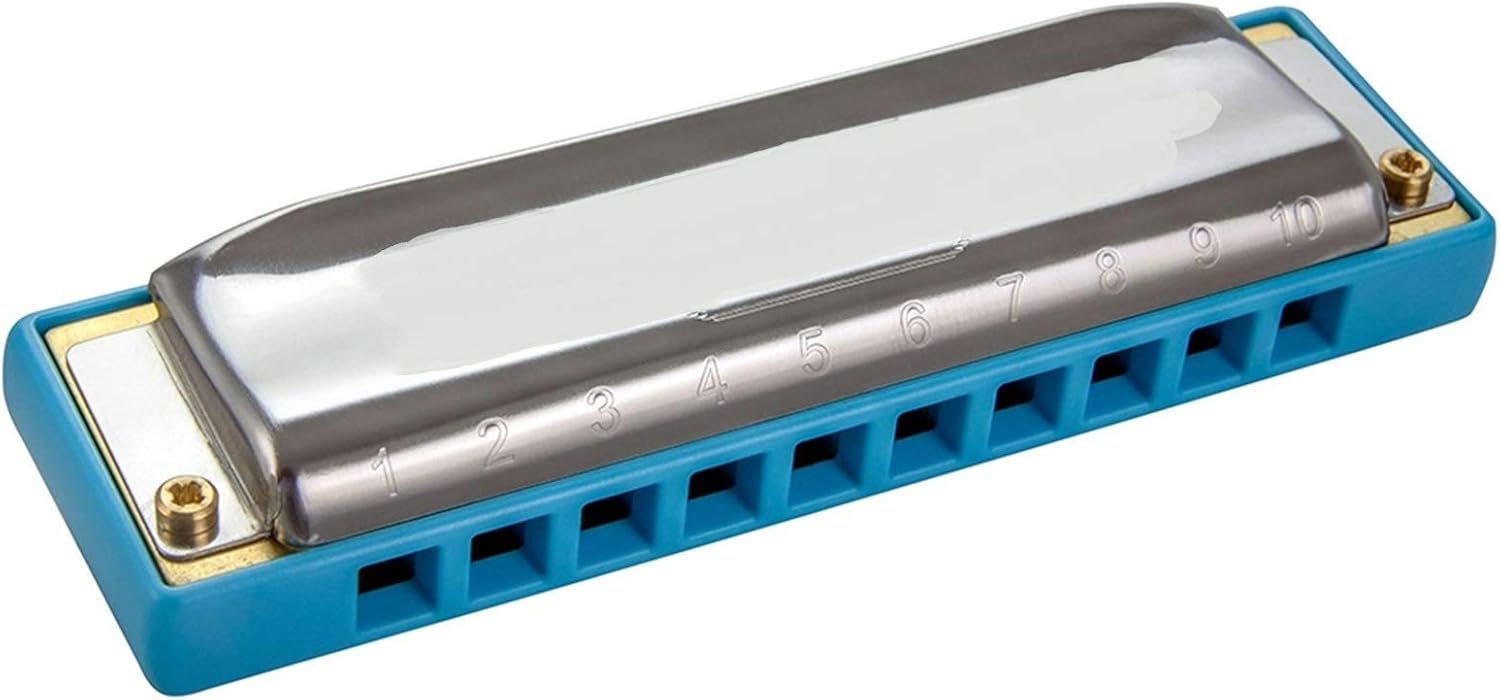 Harmonica Harmonica 10 Holes 20 Reeds Diatonic Harmonica Mouth Organ Instrumento Key C Musical Instruments Blues Harp(Rocket Key EB)
