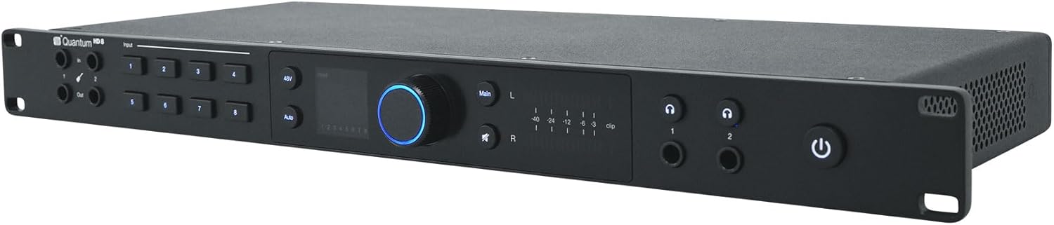 Audiosavings Bundle: (1) Presonus Quantum HD8 USB-C Audio Recording Interface Bundle with (1) AKG K701 Professional Premium Open-Back Studio Recording Reference Headphones (2 Items)