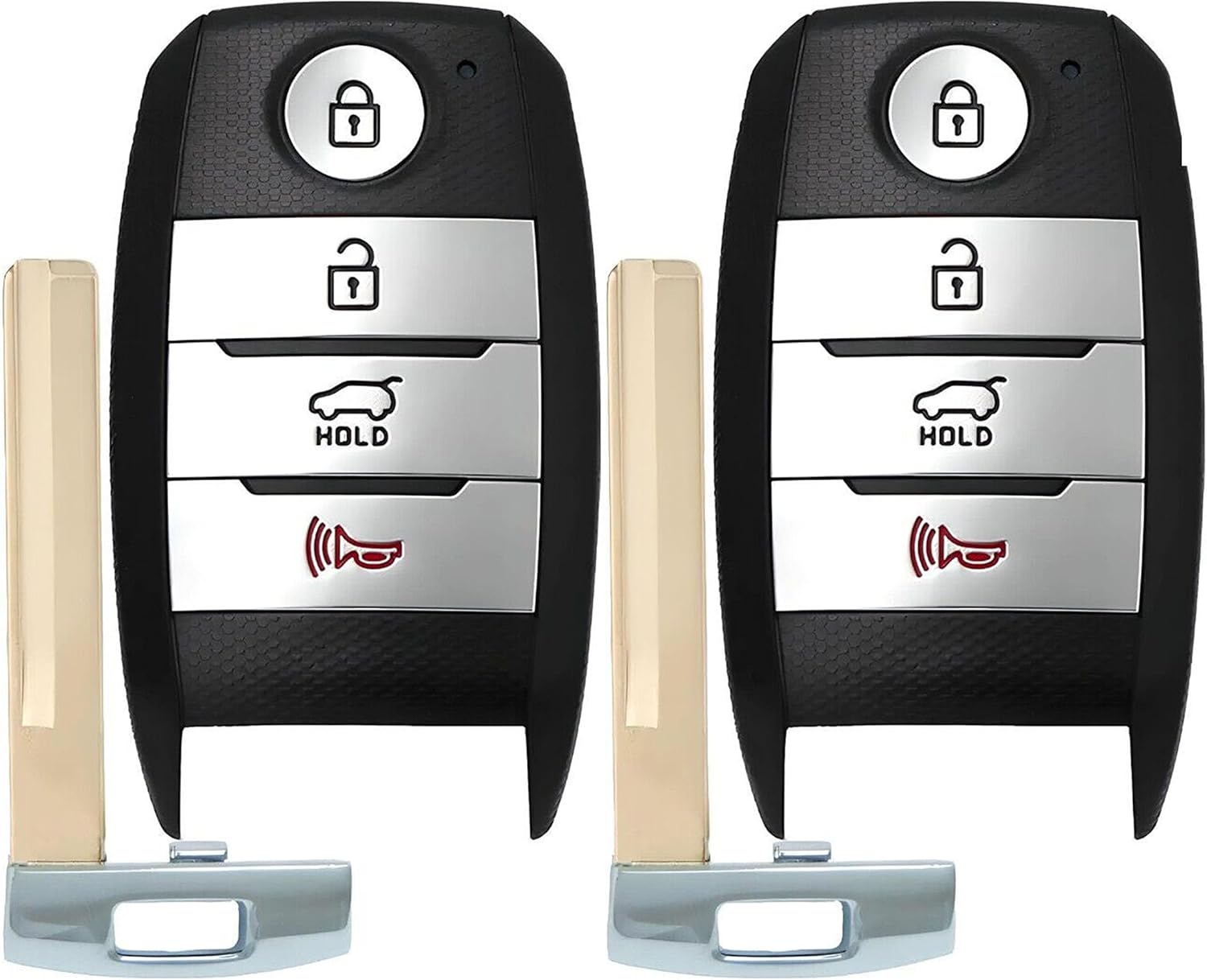 2X New Replacement Key Fob Remote Compatible with & Fit for 2016-2018 Kia Sorento - MPN TQ8-FOB-4F06-01