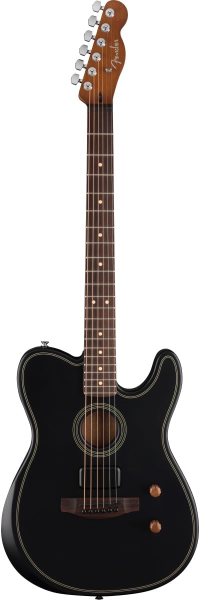 Fender Acoustasonic Standard Telecaster Acoustic-electric Guitar - Black