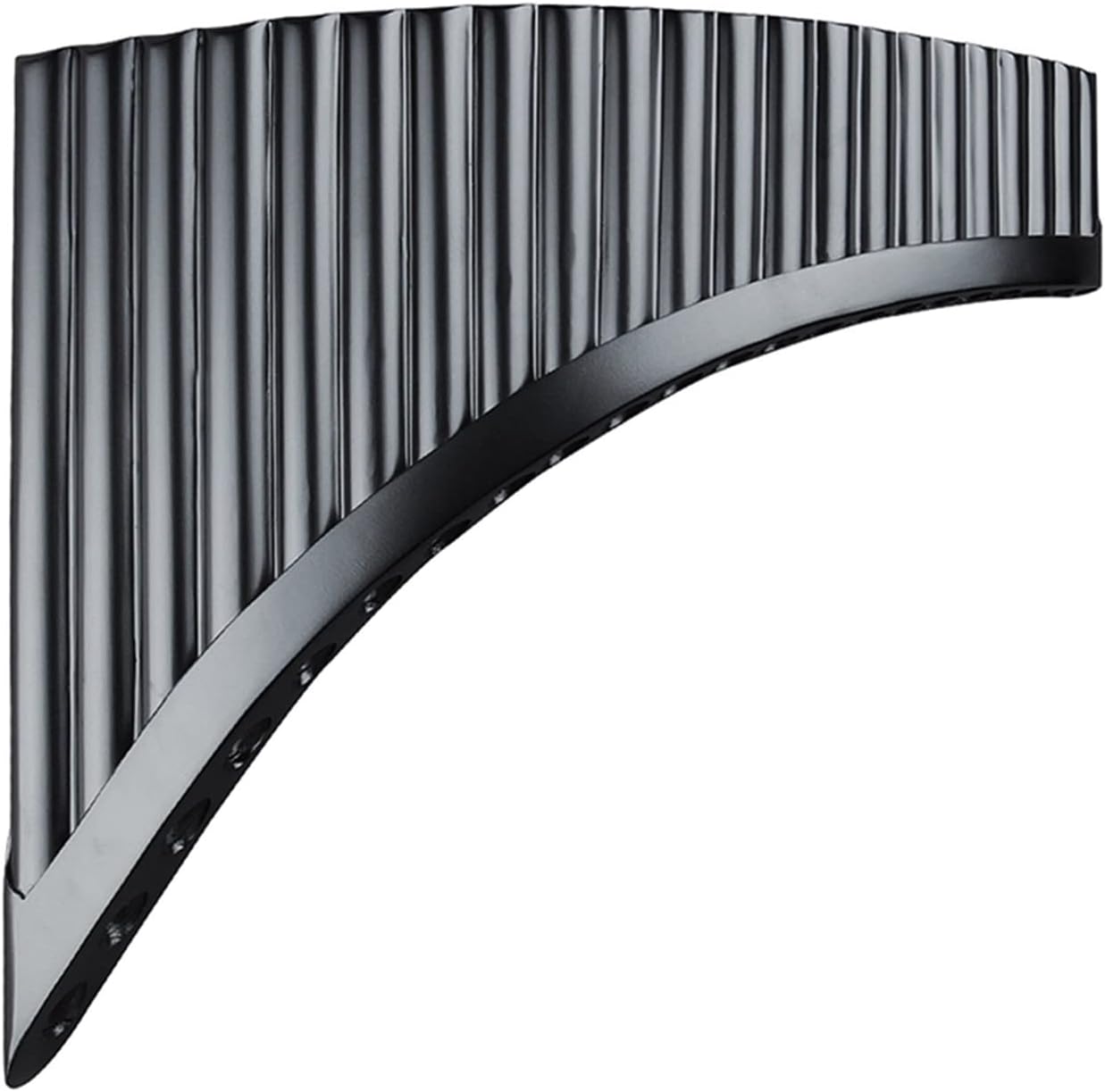 22 Pipes Pan Flute C Key Black Pan Pipe Woodwind Musical Instrument Hand Made Flute