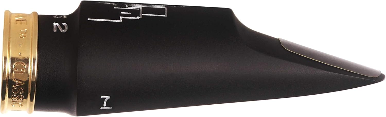 Theo Wanne NY BROS 2 Alto Saxophone Mouthpiece - Roll-Over Baffle - Versatile - Great for All Styles Including Jazz, Rock & Roll - Traditional Vintage Meyer Sound – Hard-Rubber - Medium Chamber