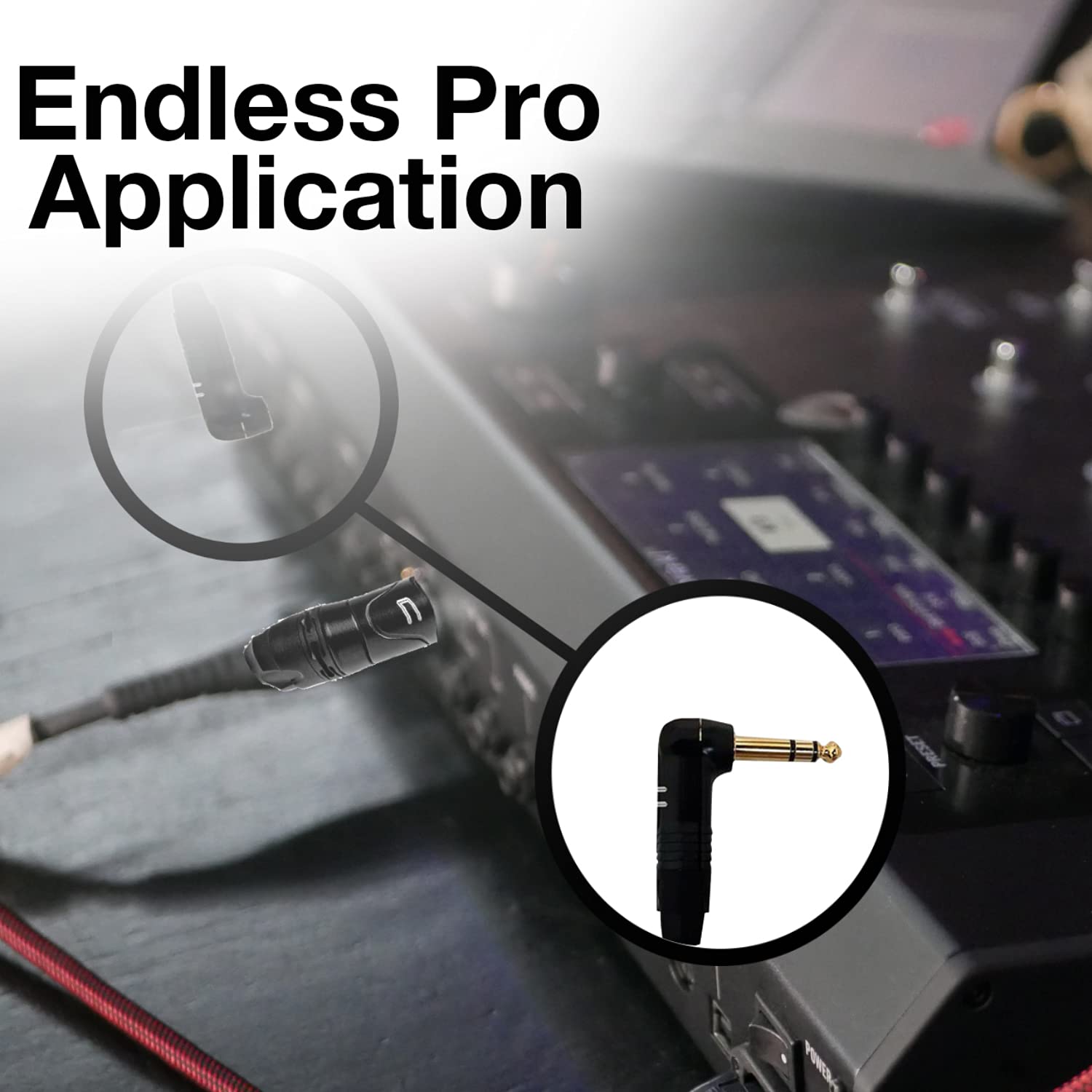 COLUBER CABLE Right Angle 1/4