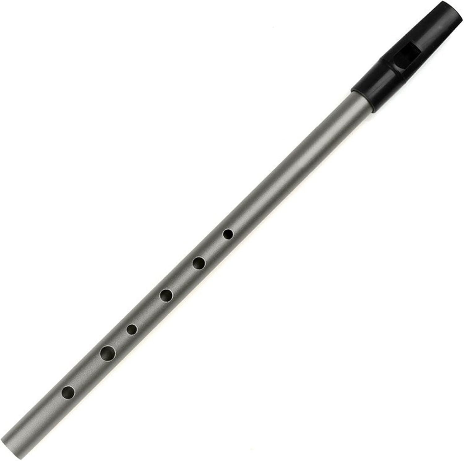 Flute Musical Instrument D Key Silver Flute Tin Whistle Instrument Orff Woodwind Flute Starter Flute (Color : Silver)
