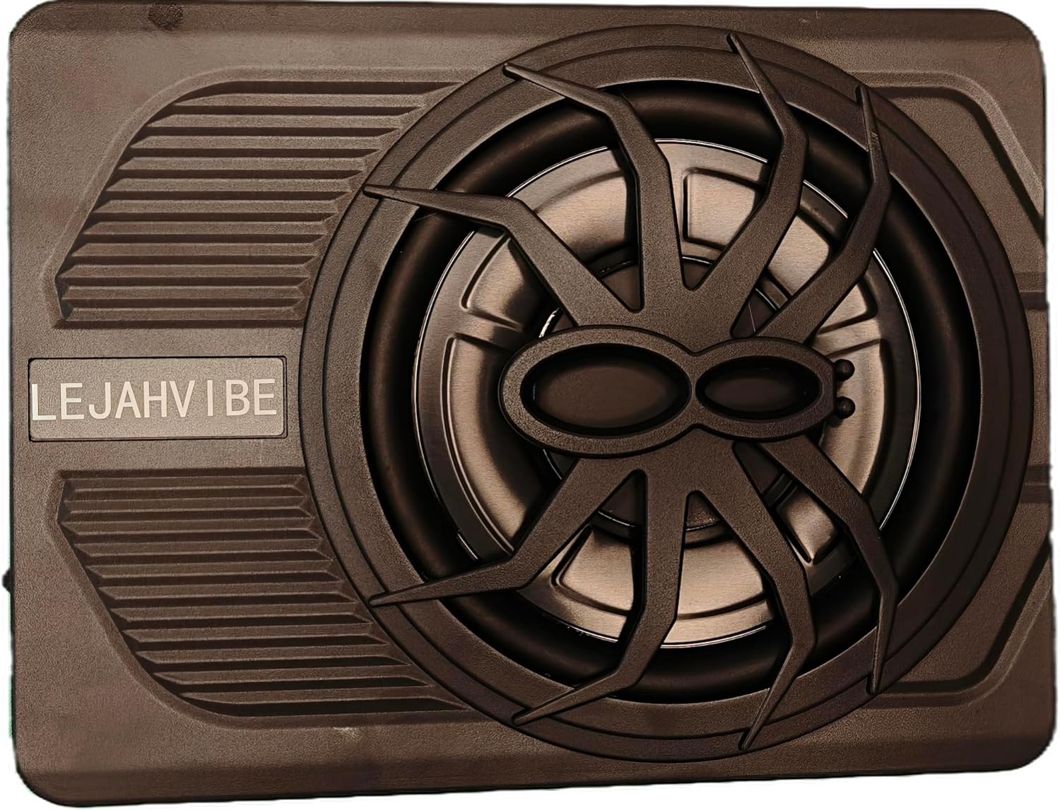 10 Inch Ultra-Thin Under Seat Subwoofer with Built-in Amp - 7.5CM Slim Car Audio Bass Speaker, 24H Playtime, Aerospace Y30 Magnet, Auto-Cooling & Aluminum Alloy Case for Truck, SUV, Jeep