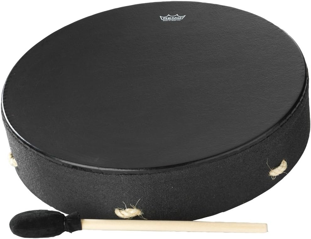 Remo Buffalo Drum - Black Earth, 16