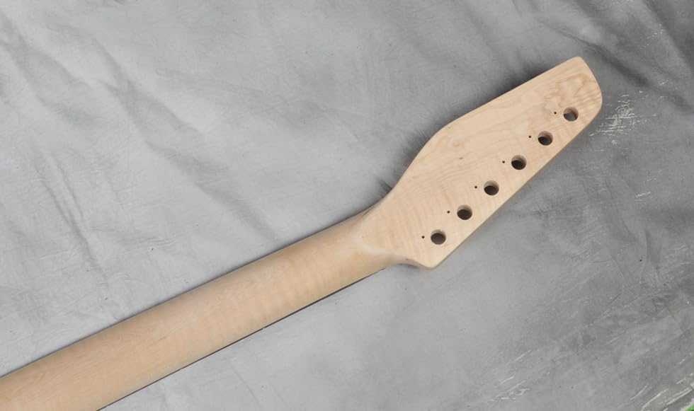 RSW DIY Electric Guitar Kit, Semi-Hollow Body DIY Electric Guitar Builder Kit Project Mahogany Unfinished New Single Cutaway