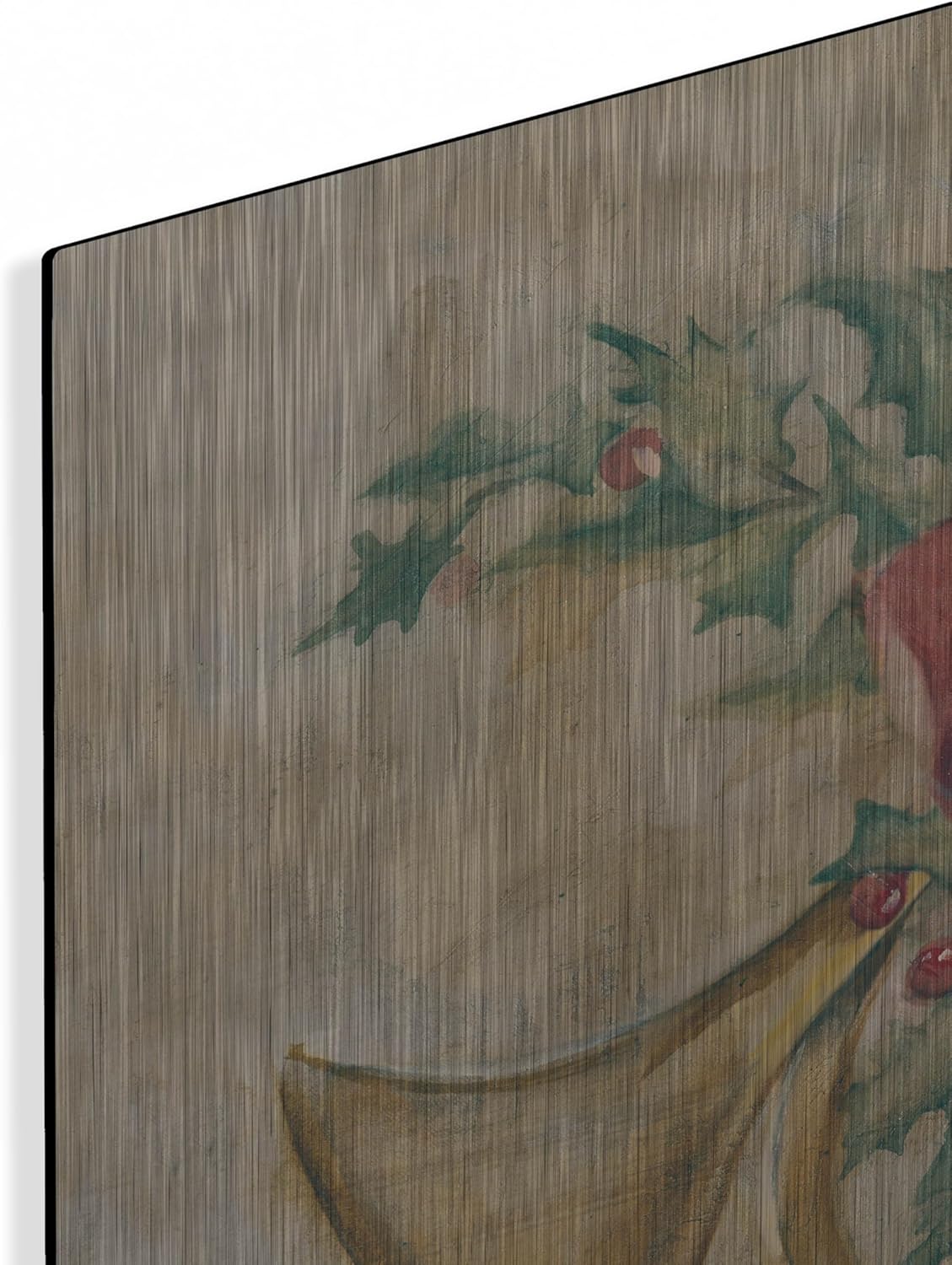 'Holiday French Horns' by Cheri Blum Metal Wall Art, 36