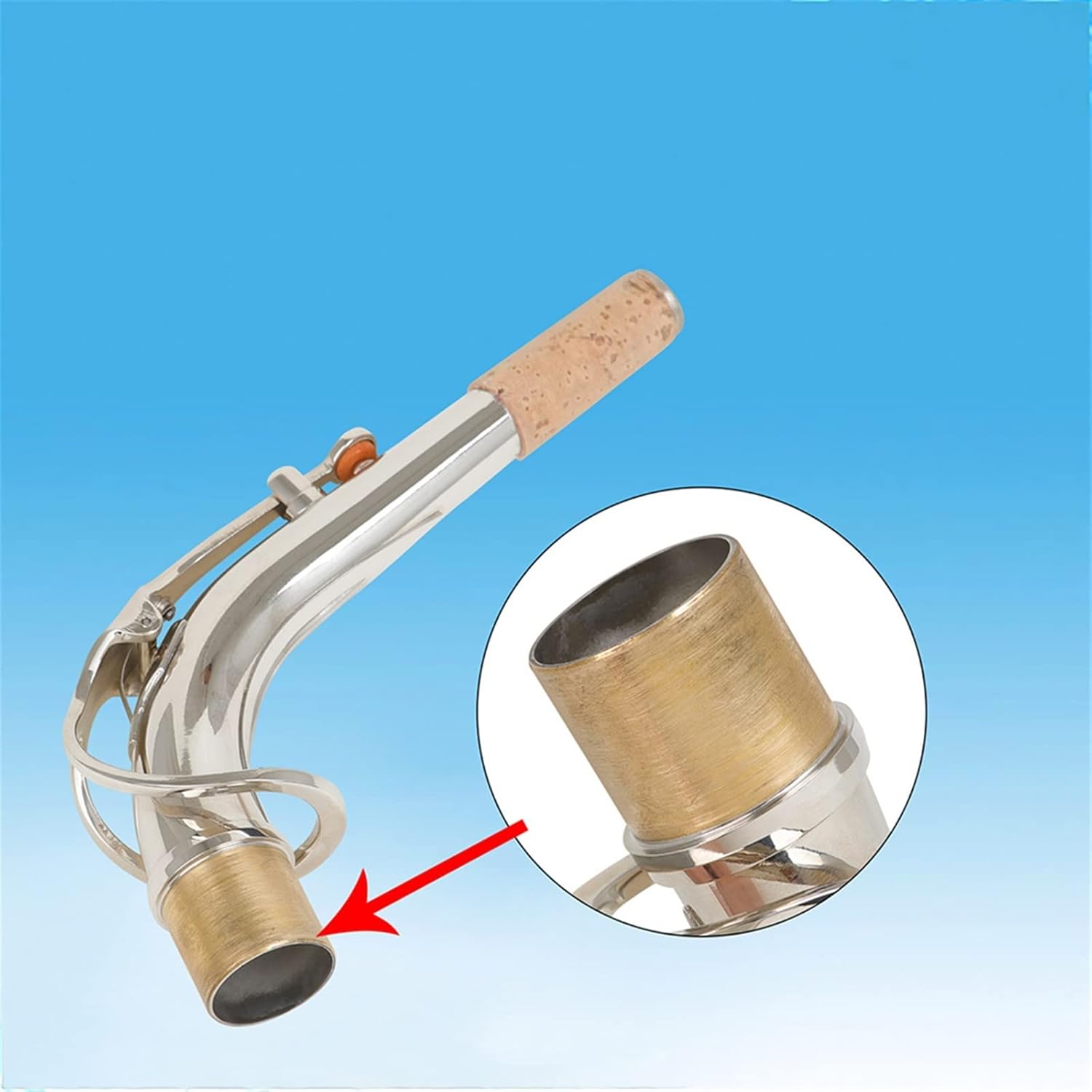 Saxophone Parts Saxophone Neck Alto Sax Bend Neck Brass Replacement Accessories Woodwind Instrument Parts Accessories