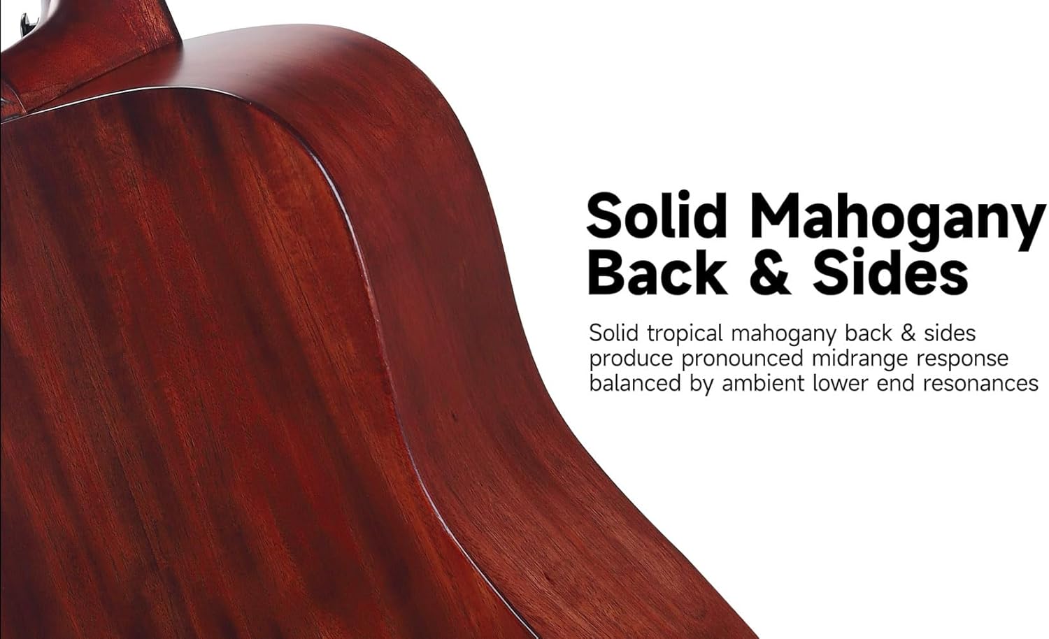 Bromo BAR 1HM ALL-Solid Dreadnought Acoustic Guitar