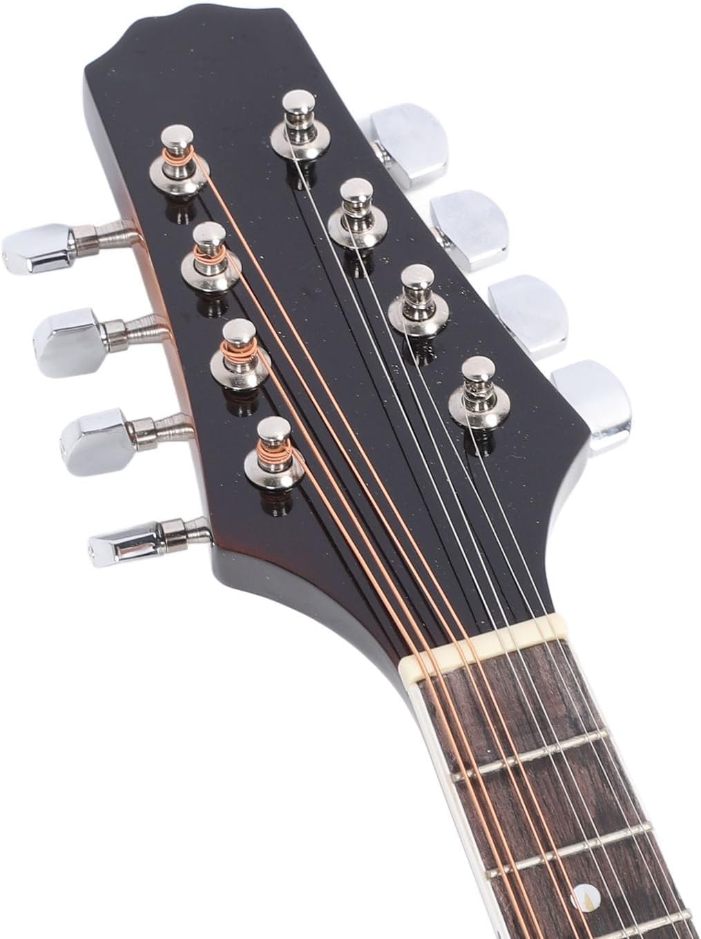 8 String Mandolin Acoustic, Mandolin Instrument Set Acoustic Mahogany Right Handed Professional Beginners with Strings Bag Picks Cleaning Cloth