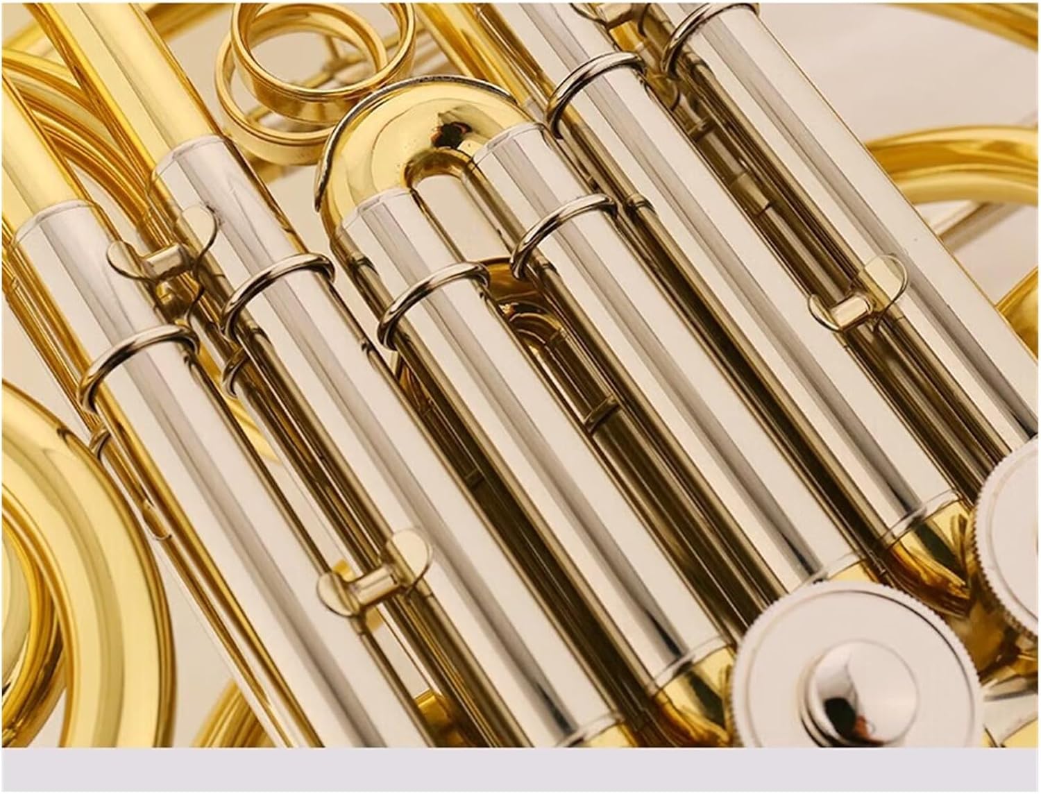 French Horn Brass Instrument 4 Key Double Row